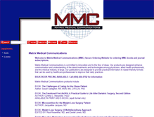 Tablet Screenshot of matrixmedicalcommunications.goestores.com